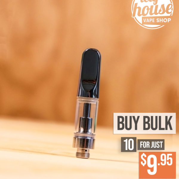 510 cartridge-0.5ml-Metal Flat Mouthpiece-Buy at Vape Shop Australia